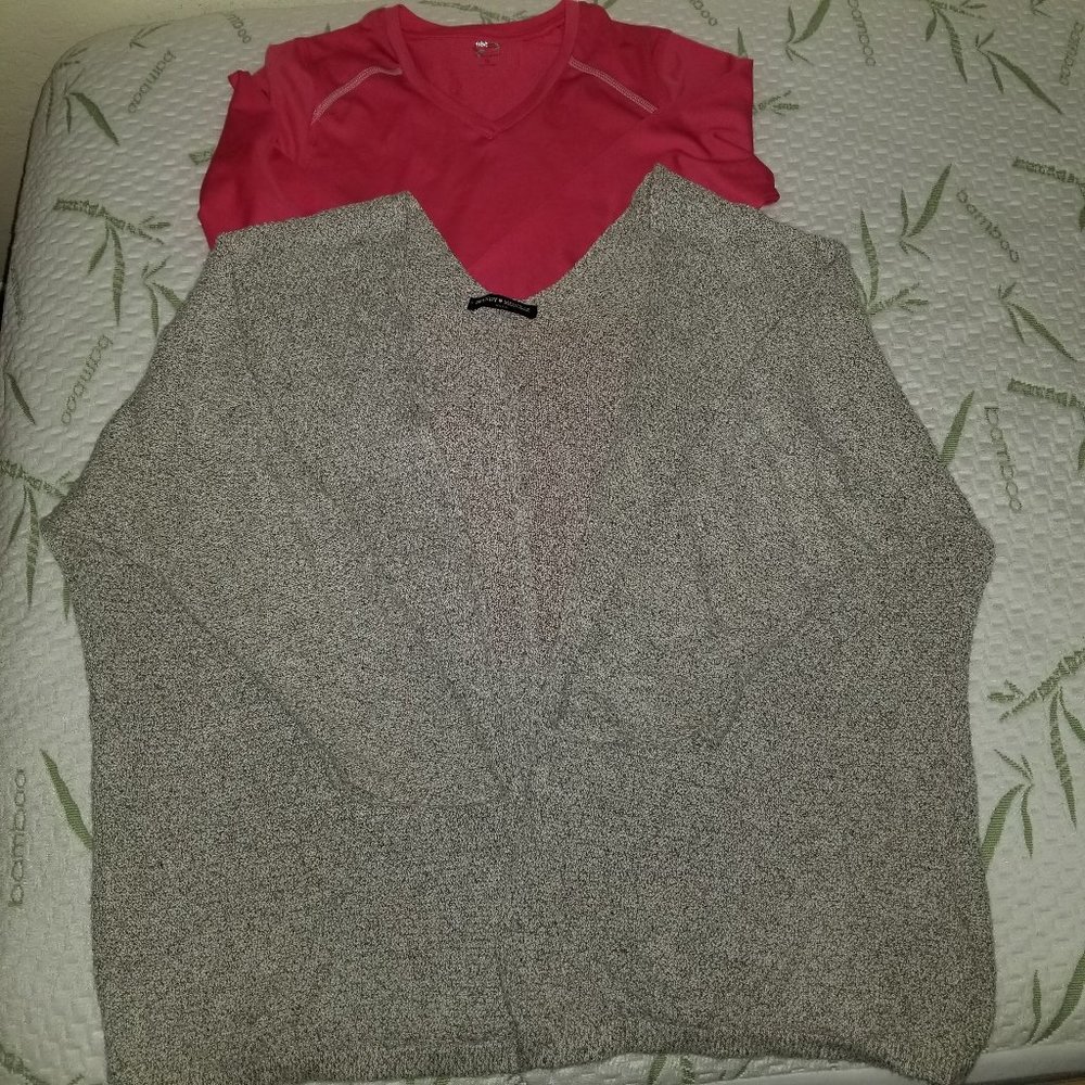 Bundle sweater and long sleeve